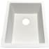 Nantucket Sinks PR1815W - 15 Inch Dual-Mount Single Bar/Prep Sink with Drain Opening