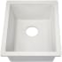 Nantucket Sinks PR1815W - 15 Inch Dual-Mount Single Bar/Prep Sink with Drain Opening