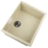 Nantucket Sinks Plymouth Collection PR2418S - 24 Inch Undermount Single Bowl Kitchen Sink Angled View