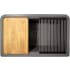 Nantucket Sinks PR3320APSTI - 33" Granite Composite Reversible Farmhouse Kitchen Sink with Accessory 2