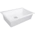 Nantucket Sinks Plymouth Collection PR3322DMW - 33-Inch Dualmount Granite Composite Sink Angled View