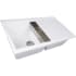 Nantucket Sinks Plymouth Collection PR3420PSW - 34 Inch Top Mount Double Bowl Kitchen Sink with 8 3/4 Inch Bowl Depth