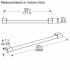 Thermador Professional Series PR4800IT10 - Handle Kit for 48" French Door Bottom Mount Refrigerator - Dimensions