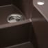 Nantucket Sinks Plymouth Collection PR6040BR - 33 Inch Dualmount Double Bowl Kitchen Sink Non Porous Surface