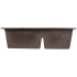 Nantucket Sinks Plymouth Collection PR6040BR - 33 Inch Dualmount Double Bowl Kitchen Sink with Sound Absorbing