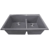 Nantucket Sinks Plymouth Collection PR6040TI - 33 Inch Dualmount Double Bowl Kitchen Sink with 9 1/4 Inch Bowl Depth