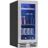 Zephyr PRESRV PRB15C01CG - 15 Inch Freestanding/Built-In Single Zone Beverage Center in Angled View