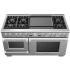 Thermador Pro Grand Professional Series PRD606RESG - 60" Pro Grand Steam Dual Fuel Range with 6 Star Burners, 24 Inch Electric Griddle and Warming Drawer