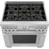 Thermador Pro Grand Professional Series PRG366WG - Thermador Pro Grand PRG366WG Top View