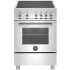 Bertazzoni Professional Series PRO244IFEMXB - 24 inch Induction Range, 4 Heating Zones, Electric Oven