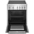 Bertazzoni Professional Series PRO244IFEMXB - 24 inch Induction Range, 4 Heating Zones, Electric Oven