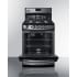 Summit PRO246SS - The oven interior features high quality porcelain construction for long-lasting durability, and there are two slide-out oven racks with four glide positions for flexible cooking.