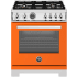 Bertazzoni Professional Series PRO304BFEPARTLP - 30 Inch Freestanding Dual Fuel Range in Front View
