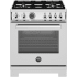 Bertazzoni Professional Series PRO304BFEPXTLP - 30 Inch Freestanding Dual Fuel Range in Front View