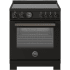 Bertazzoni Professional Series PRO304IFEPCAT - 30 Inch Freestanding Induction Range with 4 Elements in Front View