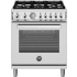 Bertazzoni Professional Series PRO305DFMXV - 30 Inch Freestanding Dual Fuel Range in Front View