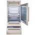 Sub-Zero PRO3650ARH - 36 Inch Built-In Bottom Freezer Smart Refrigerator in Opened View