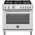 Bertazzoni Professional Series PRO365GASXV - 36 Inch Freestanding Gas Range in Front View
