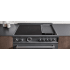 Bertazzoni Professional Series PRO365ICFEPCAT - 36 Inch Freestanding Induction Range with 5 Elements in Cooktop View