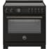 Bertazzoni Professional Series PRO365ICFEPCAT - 36 Inch Freestanding Induction Range with 5 Elements in Front View