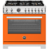 Bertazzoni Professional Series PRO366BCFEPARTLP - 36 Inch Freestanding Dual Fuel Range in Front View