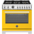 Bertazzoni Professional Series PRO366BCFEPGITLP - 36 Inch Freestanding Dual Fuel Range in Front View