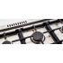 Bertazzoni Professional Series PRO366BCFEPROTLP - 36 Inch Freestanding Dual Fuel Range in Burner/Grates View