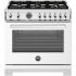 Bertazzoni Professional Series PRO366BCFGMBITLP - 36 Inch Freestanding Gas Range in Front View