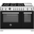 Bertazzoni Professional Series PRO486BTFEPNETLP - 48 Inch Freestanding Dual Fuel Range in Front View