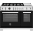 Bertazzoni Professional Series PRO486BTFGMNETLP - 48 Inch Freestanding Gas Range in Front View