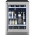 Zephyr PRESRV PRPB24C01CG - 24 Inch Freestanding/Built-In Undercounter Beverage Center in Front View (Shown with Quarter-Shelf Retracted)