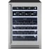 Zephyr PRESRV PRPW24C02CG - 24 Inch Undercounter Dual Zone Wine Cooler in Front View