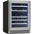 Zephyr PRESRV PRPW24C02CG - 24 Inch Undercounter Dual Zone Wine Cooler in Angled View