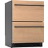 Zephyr PRESRV PRRFD24C2AP - 24 Inch Panel Ready Refrigerator Freezer Drawers