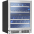 Zephyr PRESRV PRW24C02AGADA - Presrv™ 24 Inch Dual Zone Wine Cooler Dual-Pane, Low-e Argon-Filled Glass Door