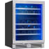 Zephyr PRESRV PRW24C02CG - 24 Inch Freestanding/Built-In Dual Zone Wine Cooler