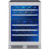 Zephyr PRESRV PRW24C02CG - 24 Inch Freestanding/Built-In Dual Zone Wine Cooler