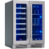 Zephyr PRWB24C32CG - 24 Inch Built-In Dual Zone Wine &amp; Beverage Cooler