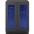 Zephyr PRESRV™ PRWB24C32CPG - 24 Inch Panel Ready Freestanding/Built-In Undercounter French Door Dual Zone Wine &amp; Beverage Cooler