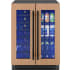 Zephyr PRESRV™ PRWB24C32CPG - 24 Inch Panel Ready Freestanding/Built-In Undercounter French Door Dual Zone Wine &amp; Beverage Cooler