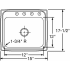 Elkay Pacemaker Collection PSR1517MR2 - Product Drawing