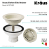 Kraus PST1BG - Kitchen Sink Strainer Features