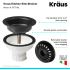 Kraus PST1BL - Kitchen Sink Strainer Features