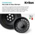 Kraus PST1BL - Kitchen Sink Strainer Durable ABS Plastic
