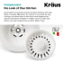Kraus PST1WH - Kitchen Sink Strainer Durable ABS Plastic
