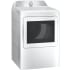 GE Profile PTD60EBSRWS - 27 Inch Electric Dryer 3/4 View