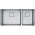 Franke Pescara Series PTX16037 - Undermount Double Bowl Kitchen Sink with Patented Integrated Ledge System