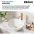 Kraus PUL10BG - Pop-Up Drain for Bathroom Sink