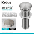 Kraus PUL10SFS - Pop Up Drain w/o Overflow