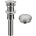Kraus PU10SFS - Pop-Up Drain for Bathroom Sink without Overflow in Spot-Free Stainless Steel